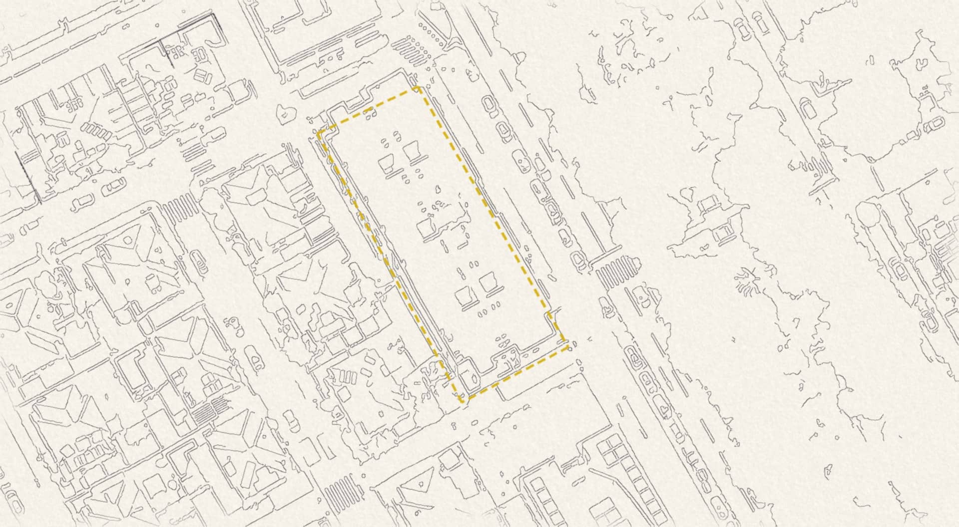 Lirus, Bormujos: plot of land with graffiti on cadastral mapping