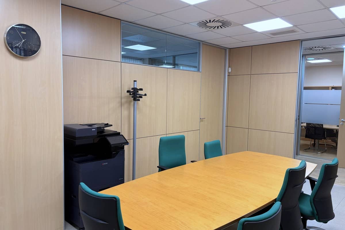 Sala de reuniones del equipo de Vaguada Capital