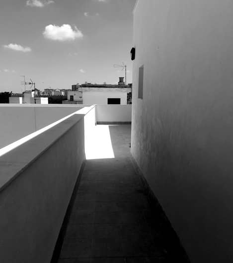 Terraza en obra del edificio Nuestra Señora de los Dolores